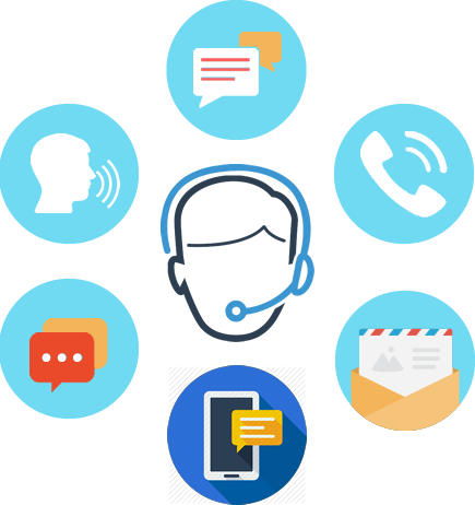 Customer Agent Assisted Service Icons - Interactive Voice Response Png (435x462)