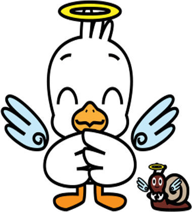 Gull And The Snail Messages Sticker-3 - Cartoon (500x500)
