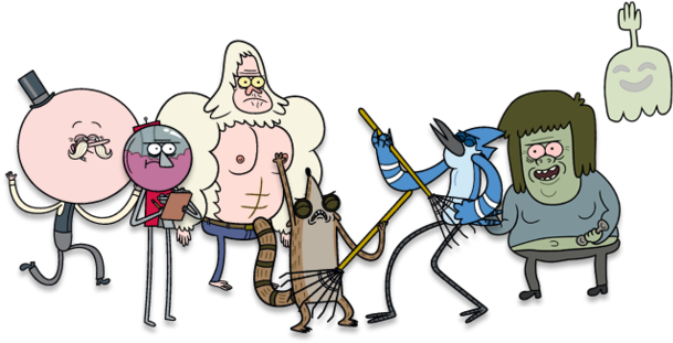 Welcome To City - Regular Show Main Characters (640x360)