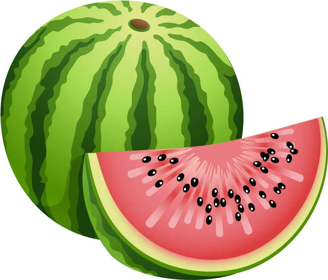 Watermelon Clipart Png Watermelon Clipart Png - Water Melon Clipart (1074x926)