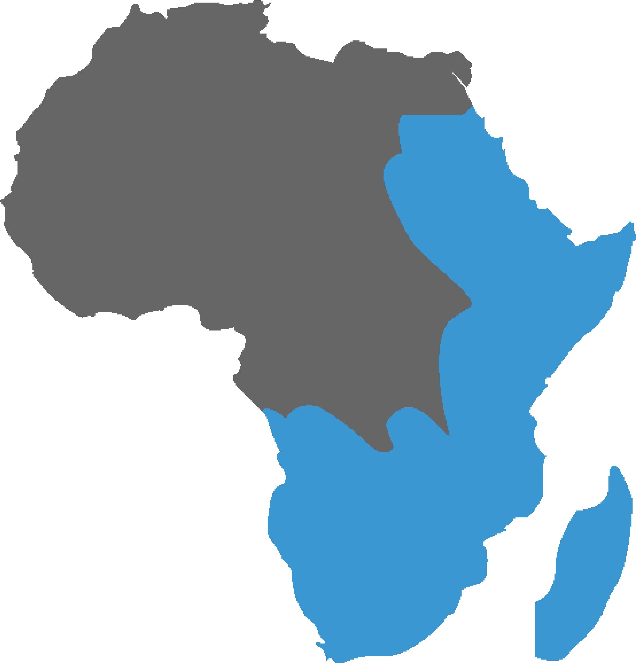 Africa Vector Map Clip Art - African Continental Free Trade Agreement (2280x2532)