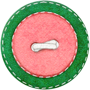 Flowers And Buttons Of The Clip Art Inspired In Watermelons - Clip Art (371x350)