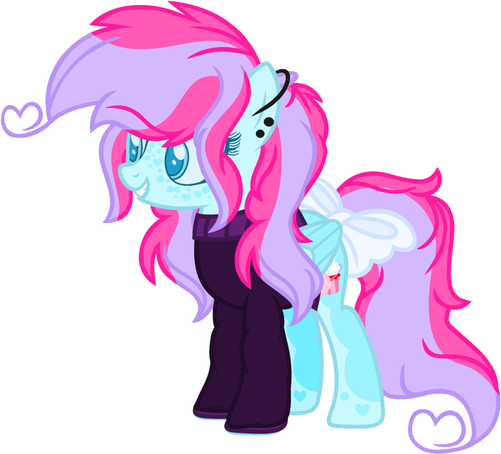 Bezzie {with Mane Down} By Bezziie - Digital Art (1024x931)