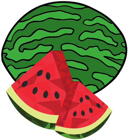 Watermelon - Illustration (500x500)