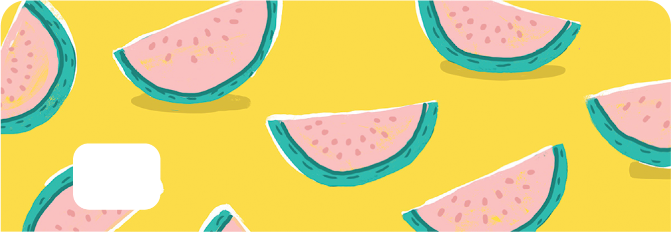 Watermelon Pattern - Watermelon (1500x600)