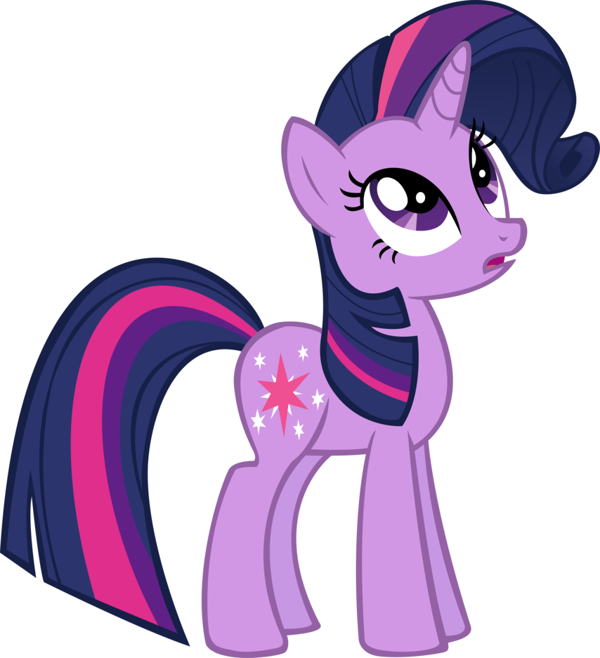 Twilight With Rarity's Mane - Pony Friendship Is Magic Twilight (854x936)