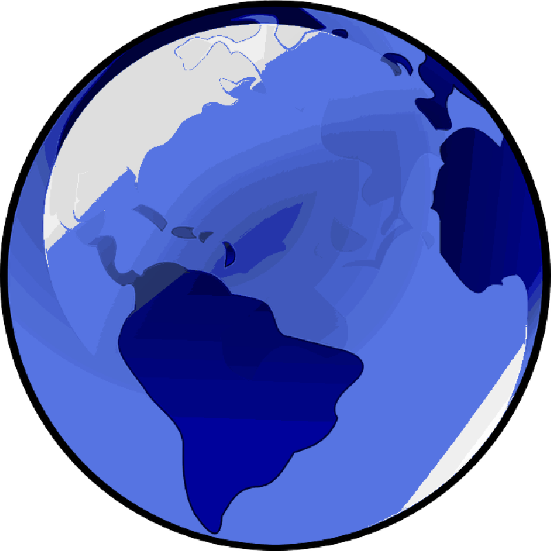 Green, Icon, Blue, Geography, Globe, Map, World, Planet - Blue Earth (800x800)