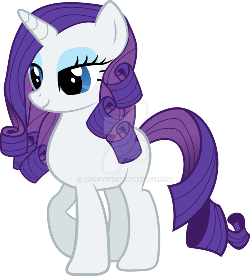 Different Mane Rarity By Asdflove - Pony Friendship Is Magic Rarity (851x938)