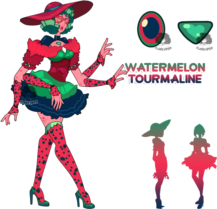 Watermelon Tourmaline - Steven Universe Watermelon Tourmaline (800x722)
