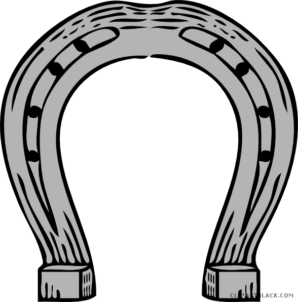 Horseshoe Animal Free Black White Clipart Images Clipartblack - Horseshoe Clipart (2368x2400)