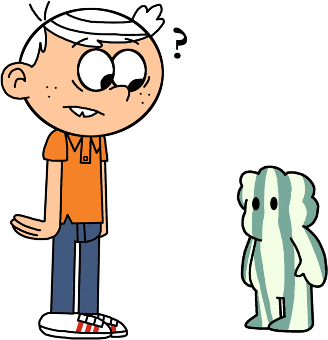 Lincoln Loud Meets Watermelon Steven By Marcospower1996 - Lincoln Loud Brushing Teeth (894x894)