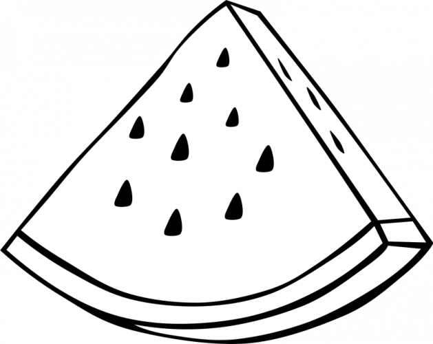 Clipart Info - Clip Art Of Fruit Black And White (629x500)