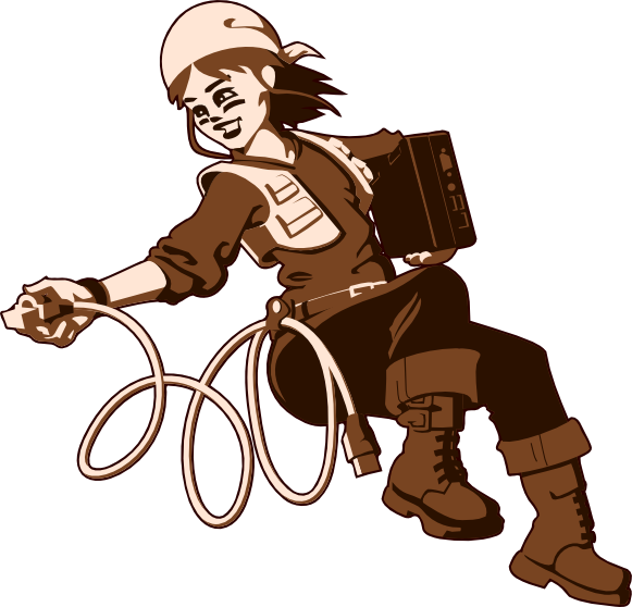 Piratesse - - Playing Horseshoes Clipart (581x558)