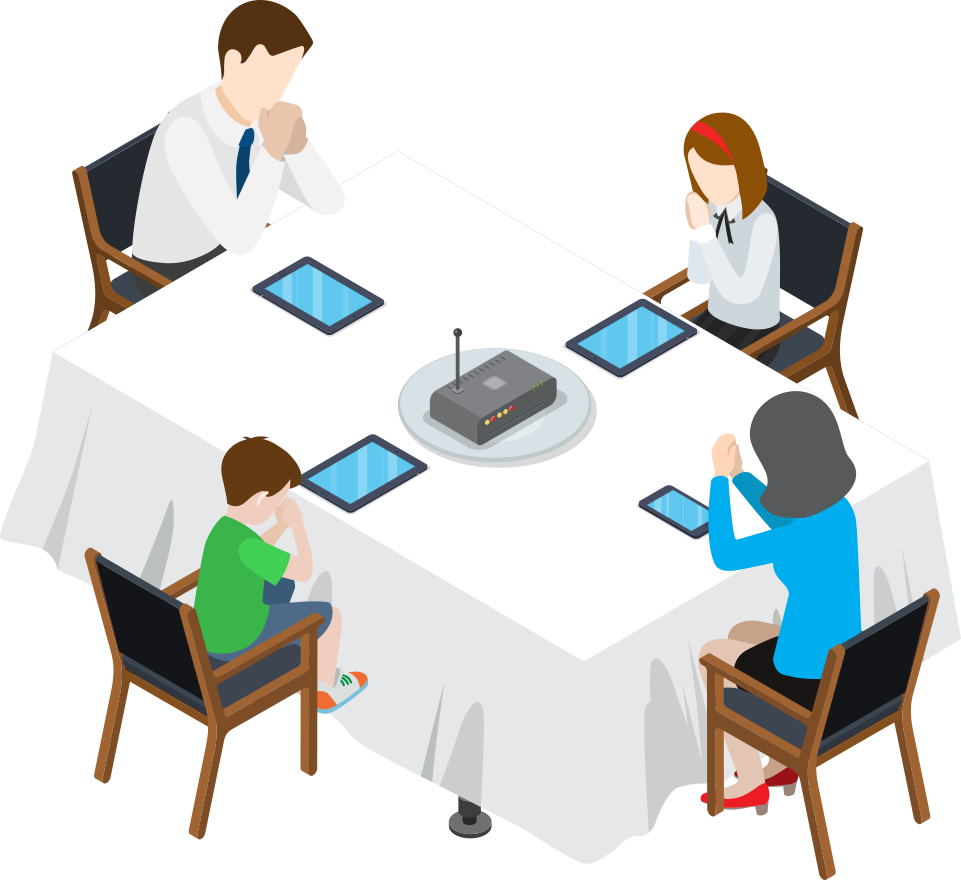 Royalty-free Isometric Projection Illustration - People Praying Isometric (961x880)