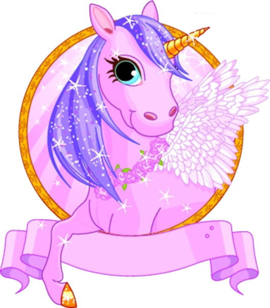 Unicorn Cartoon Fairy Tale Illustration - Happy Birthday Unicorn Cake (527x600)