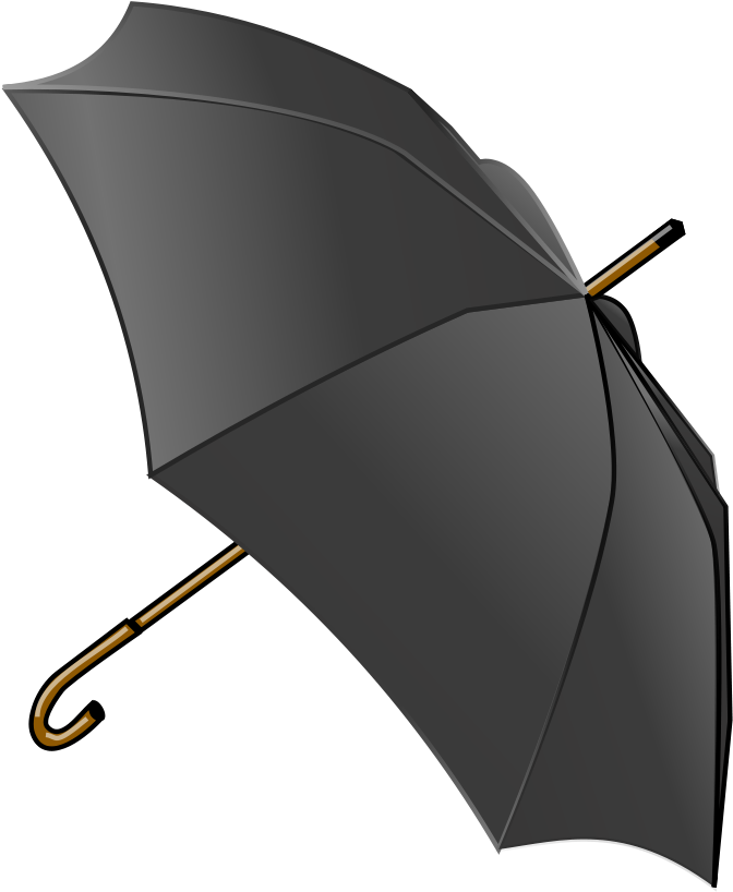 Black Umbrella Clip Art Download - Umbrella Clip Art (900x900)