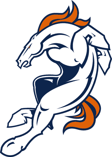 I Had Never Seen This Logo Before - Denver Broncos Horse Logo (388x545)