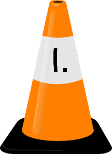 Anchor Charts/prediction Posters - Traffic Cone Clipart (378x520)