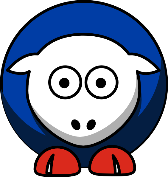 Sheep Toronto Blue Jays Colors Clip Art - Detroit Lions Clipart (564x594)
