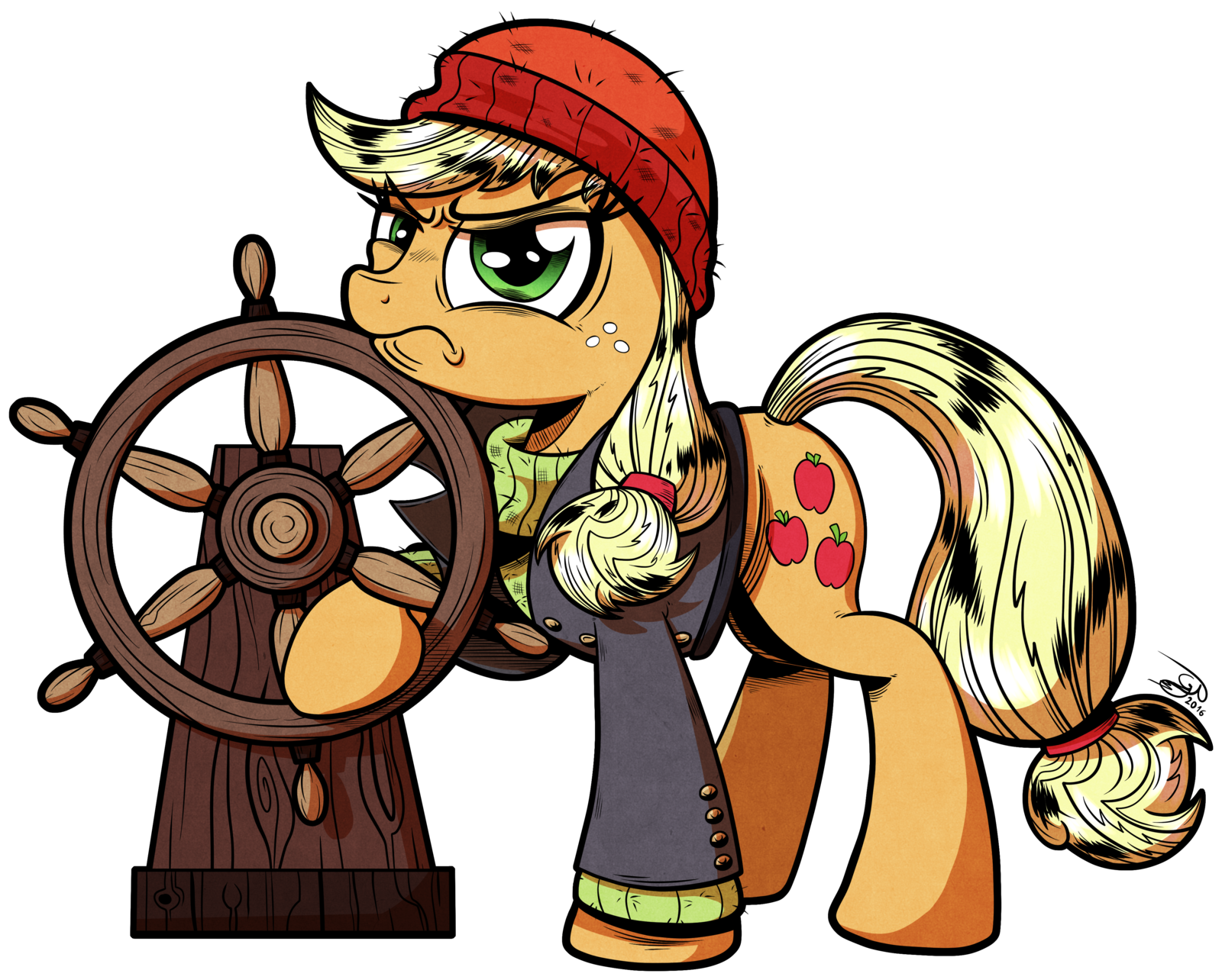 Absurd Res, Applejack, Artist - Cartoon (1600x1284)