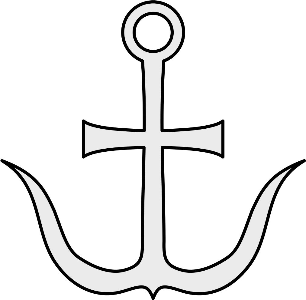 Coa Illustration Cross Mariner's - Mariner Cross Png (1200x1161)