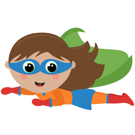 Superhero Clipart Transparent Background - Girl Superhero Clipart (432x432)