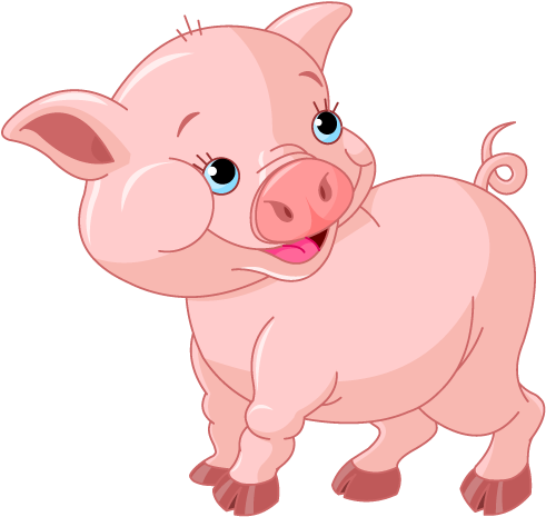 Illustration Of Pig - Pig Clipart Png (600x600)