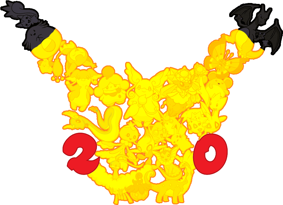 20thanniversary Yellowlogo - Charmander In Tomodachi Life (966x724)