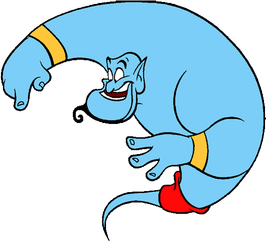 Genie Clip Art - Genie Clipart (550x493)