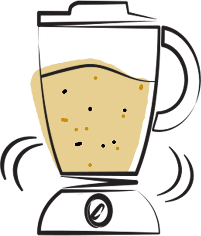 We Blend These Fresh, Whole Fruits And Veggies With - We Blend These Fresh, Whole Fruits And Veggies With (406x478)