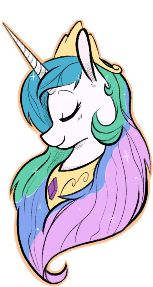 Celestia By Cartoon-bazooka - Cartoon (774x1033)
