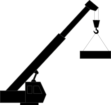 Crane Tower Machine Building Working Const - Gruas De Construccion Png (358x340)
