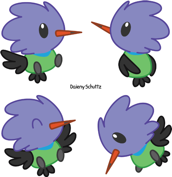 Chibi Drawing Deviantart Digital Art - Chibi Animals Daieny Schuttz (600x612)