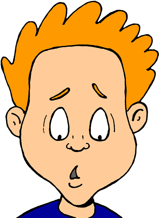 Emotional Clipart Emotional Person - Unsure People Clipart (531x707)