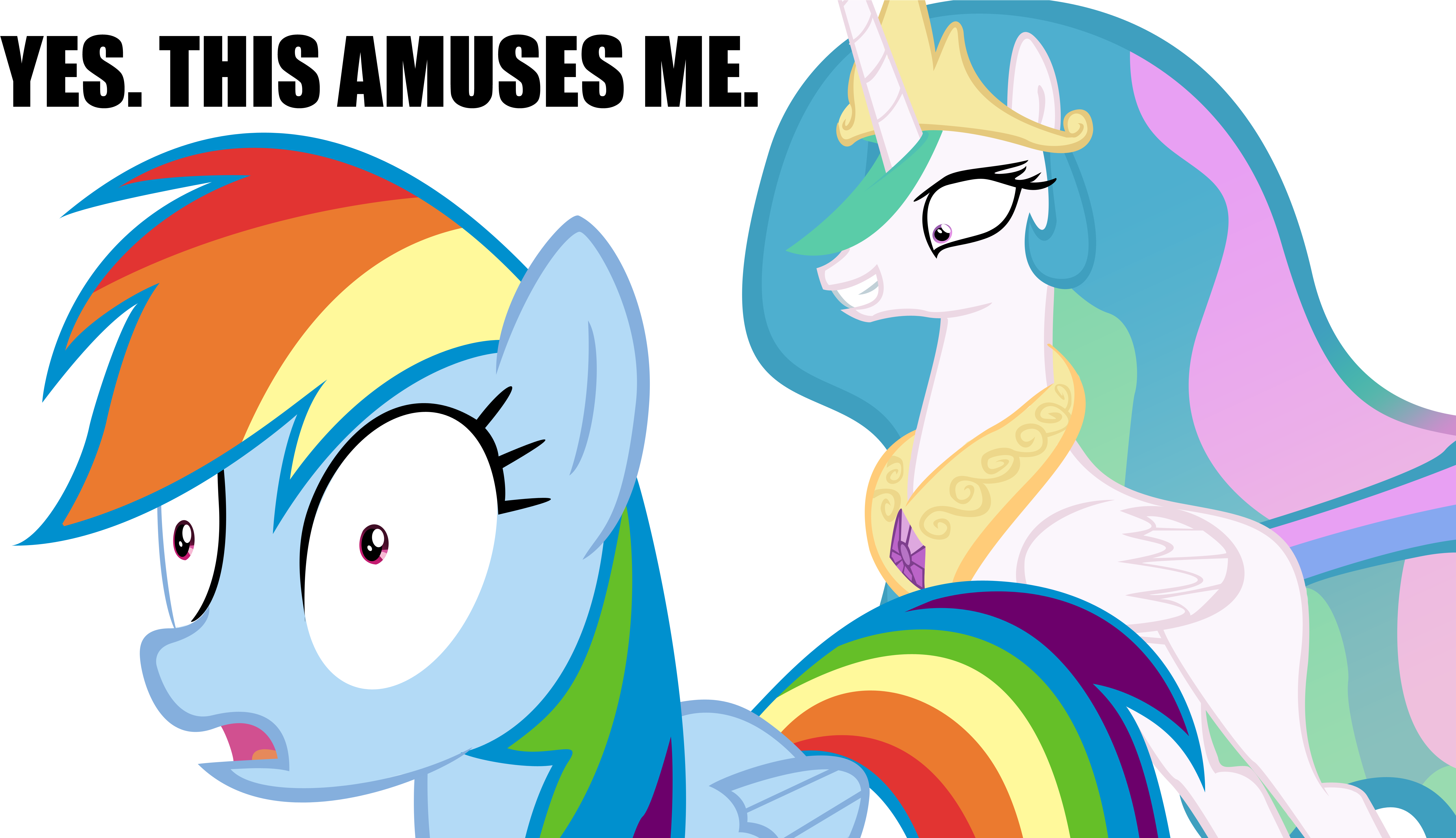 Molestia Loves Rainbow Dash By Derpy-maple - One Does Not Simply Walk (7000x3936)