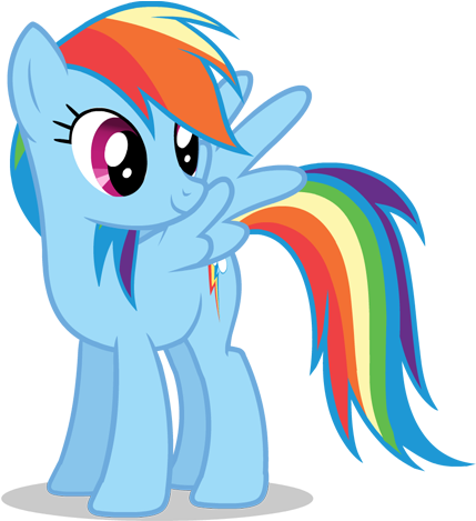 Rainbow Dash My Little Pony Friendship Is - My Little Pony Rainbow Dash Video (517x491)