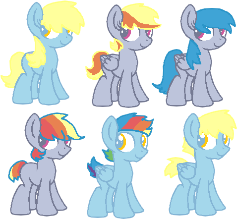Derpy - Derpy X Rainbow Dash (498x450)