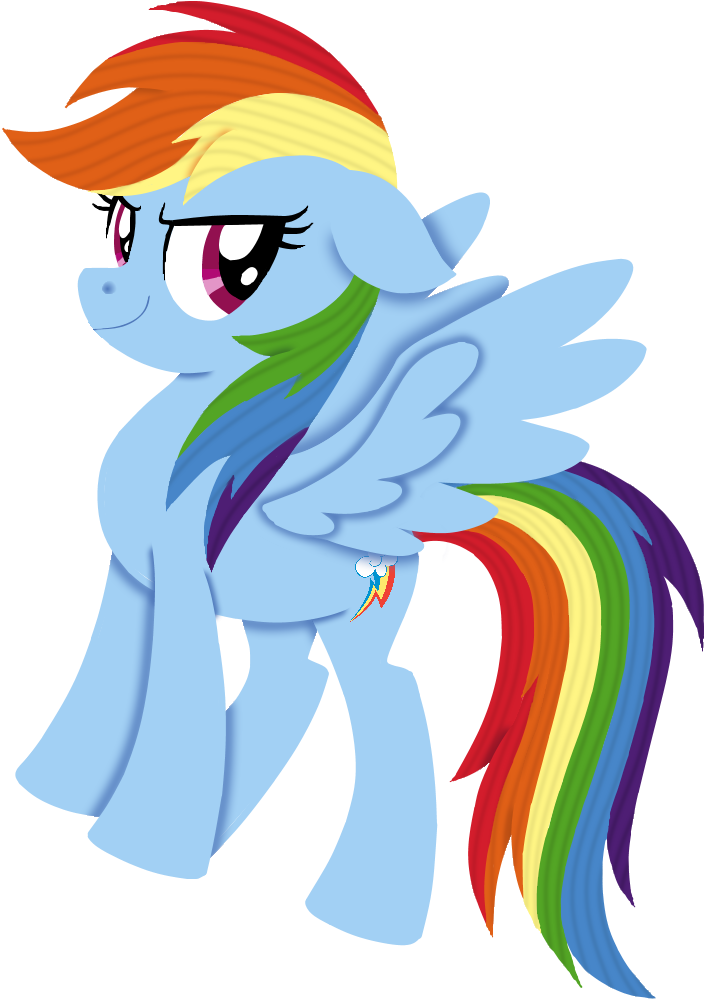Rainbow Dash My Little Pony 2023 Annoying Orange Fanon - Mlp The Movie Rainbow Dash (1024x1024)