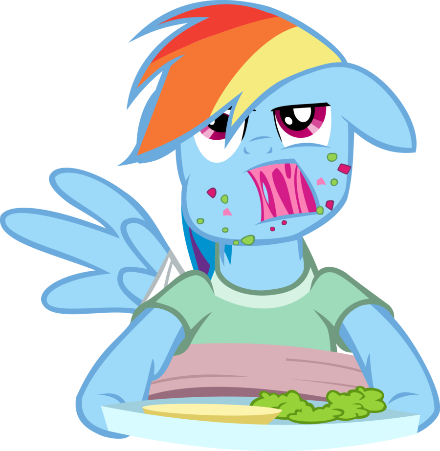 Rainbow Dash Nom Nom Nom By Cjbland - Rainbow Dash Funny Face (900x923)