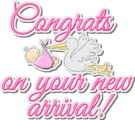 Baby Girl Congratulations Clipart Rh Worldartsme Com - Congratulations On Your New Arrival (434x386)