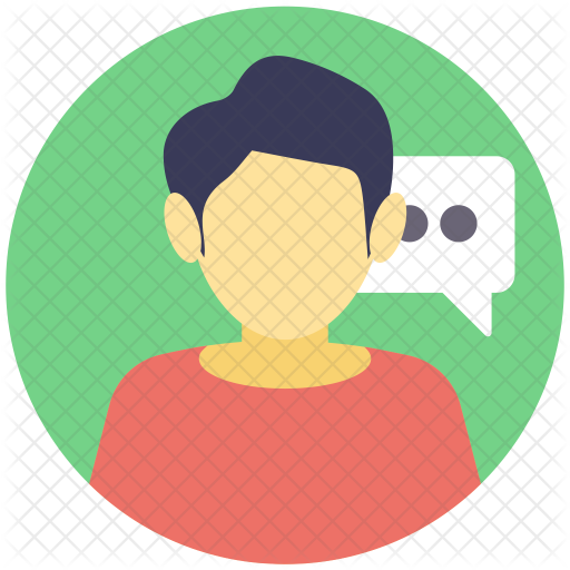 Talking Person Icon - Consultant (512x512)