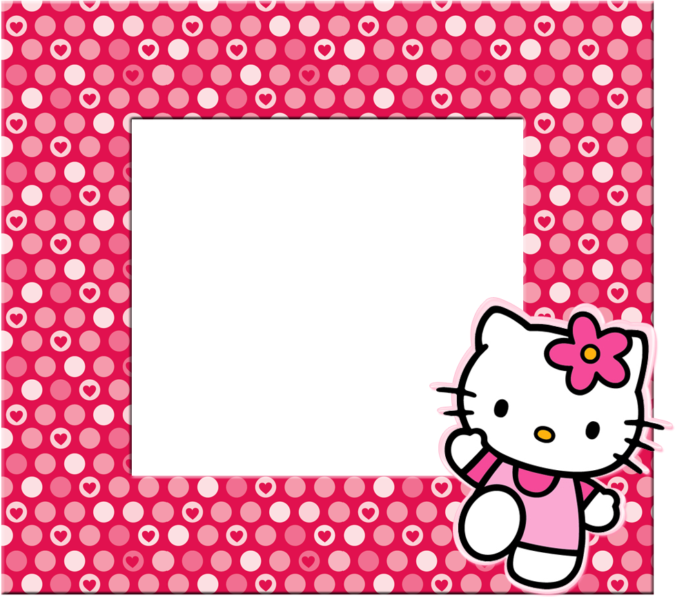 Hello Kitty Border Design (1000x900)
