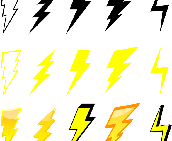 Harry Potter Lightning Bolt - Clip Art (640x480)