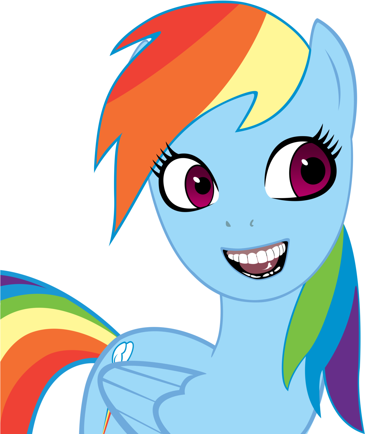 Rainbow Dash Likes You By Lolke12 Rainbow Dash Likes - Rainbow Dash Cute Face (1280x1455)