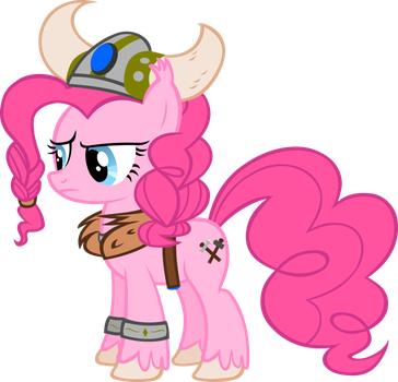 Pinkie The Dwarf Warrioress By Ironm17 - Pinkie Pie (364x350)