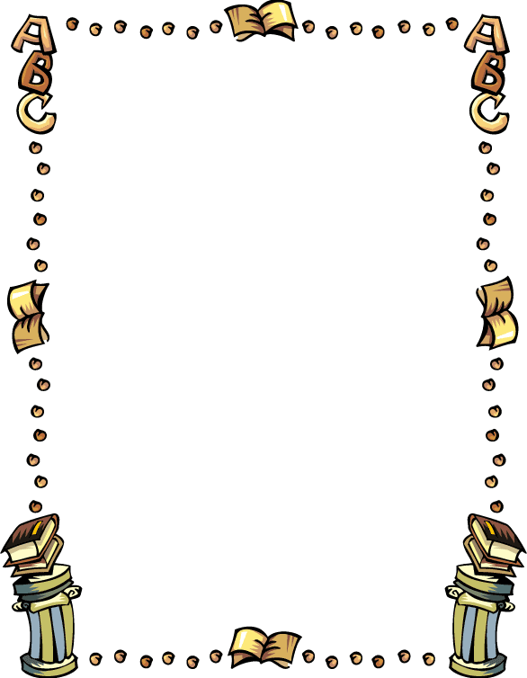 Printable Border Clip Art - Thank You Teacher Letter Template (586x754)