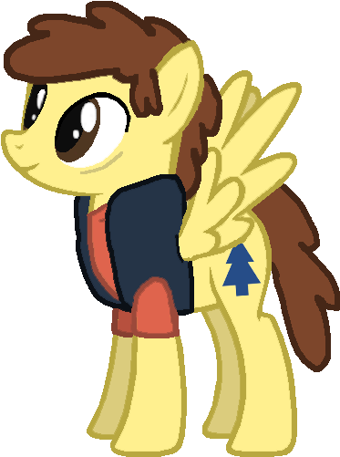 Dipper Pines Mlp By Chespinite - Mlp Mabel And Dipper Pines (468x567)