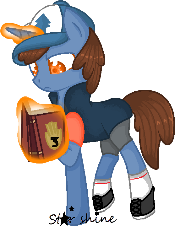 Dipper Pines From Gravity Falls ^^ By - Gravity Falls Version Pony (587x778)