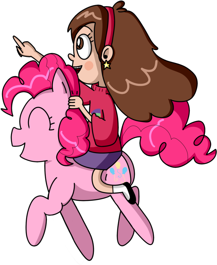 Lila79, Crossover, Gravity Falls, Humans Riding Ponies, - Cartoon (991x1024)