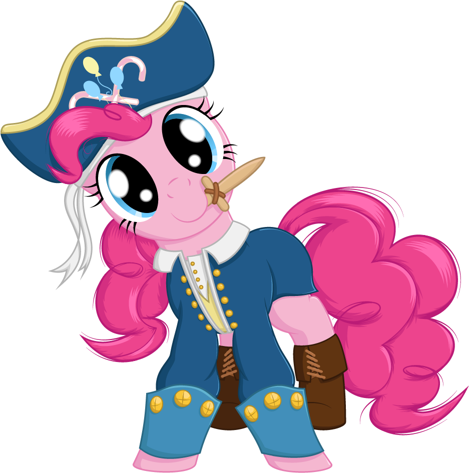 Captain Pinkie By Ohemo - Captain Pinkie Pie (1024x1024)